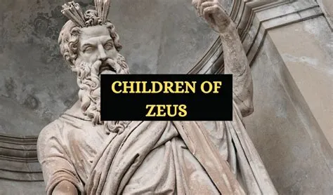 Who are the 12 children of zeus