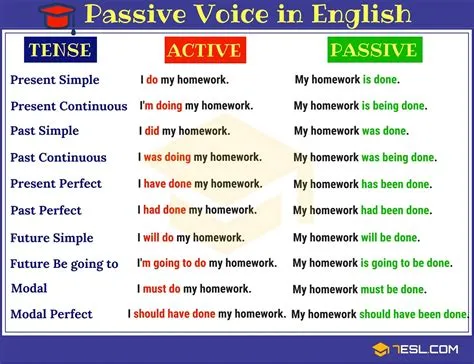 What does the passive do