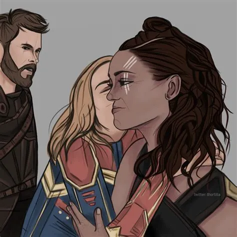 Who did valkyrie kiss in thor