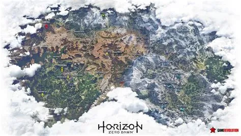 Which horizon game map is bigger