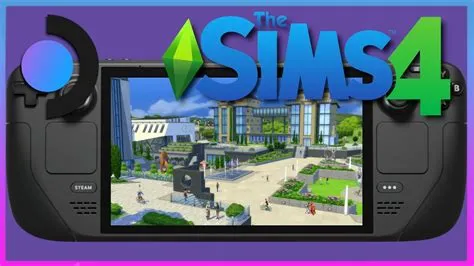 How do you play sims 4 on steam deck