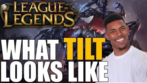 What defines tilt lol