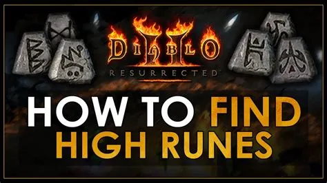 Where to find diablo 2 runes