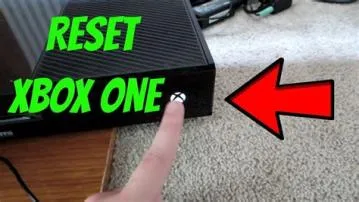 What happens when you hard reset your xbox one?