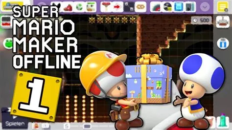 Is mario maker 2 fun offline