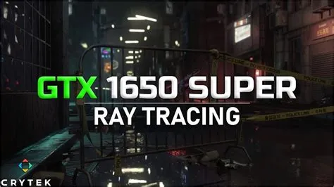 Does gtx 1650 support ray tracing