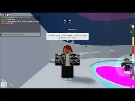 Can you copy roblox chat