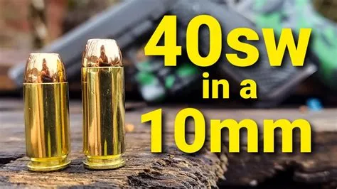 Can i shoot 40 cal in a 10mm