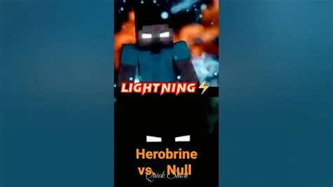 Who is powerful null or herobrine