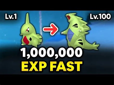 How much exp does a level 100 pokémon have