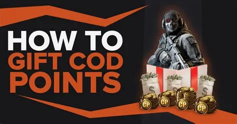 Can you gift cod points