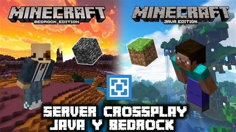 Can java and bedrock crossplay on servers