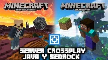 Can java and bedrock crossplay on servers?