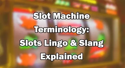 What is scottish slang for slot machine