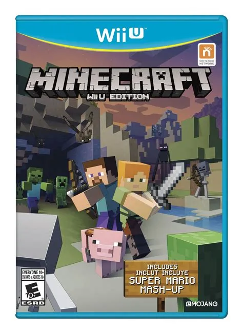 Can wii u minecraft play with pc