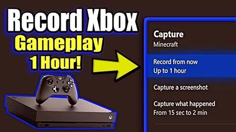 How do you record gameplay longer than 5 minutes on xbox one