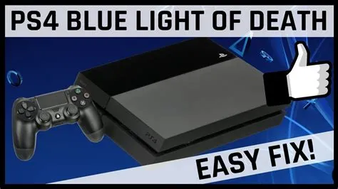 What is ps4 blue light of death