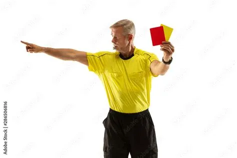 Can a referee get a yellow card