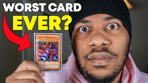 What is the weakest yu-gi-oh card ever