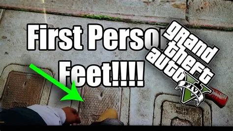 How do you go first person on foot field of view in gta 5