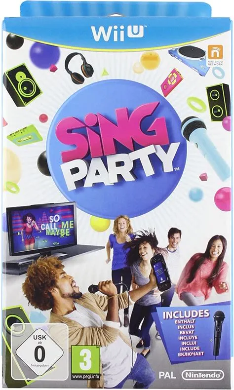 Does wii have a singing game