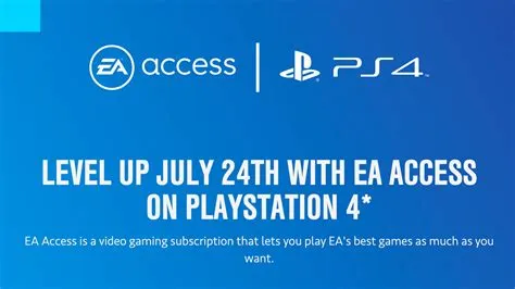 How much does ea access cost on ps4