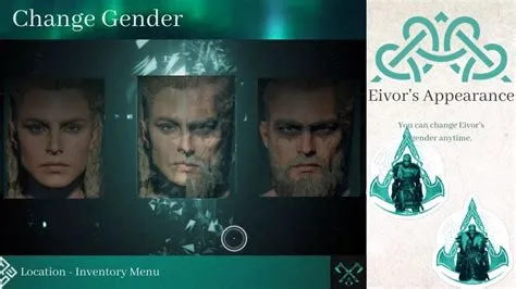 Can you change eivor gender mid game