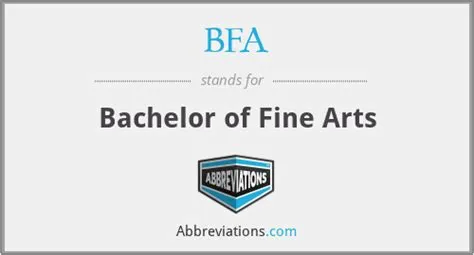 What does bfa stand for