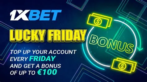 How do i use my 1xbet lucky friday bonus