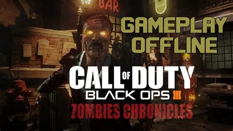 How do you play zombies on call of duty offline