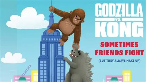 Are godzilla and kong friends