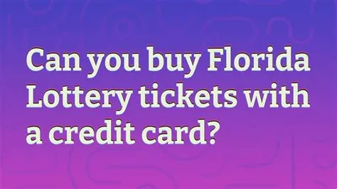 How early can you buy florida lottery tickets