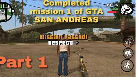 What happens when you complete all missions in gta san andreas