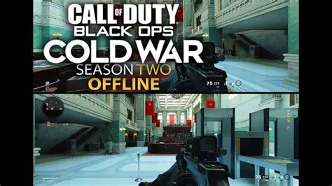 Is call of duty black ops 4 split-screen offline