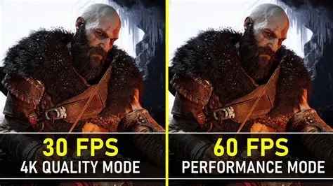 What is performance vs quality mode god of war ragnarok