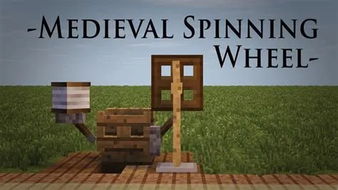 Can you make a spinning wheel in minecraft