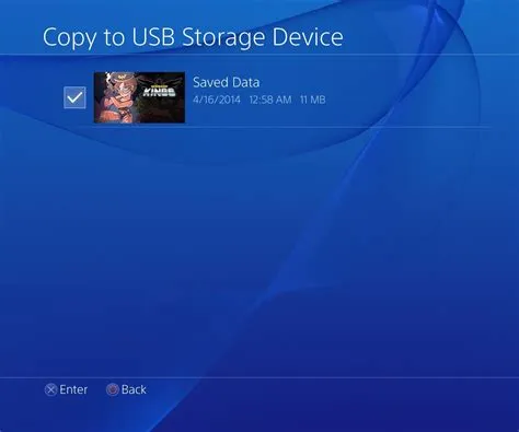 Can you copy a usb to ps4