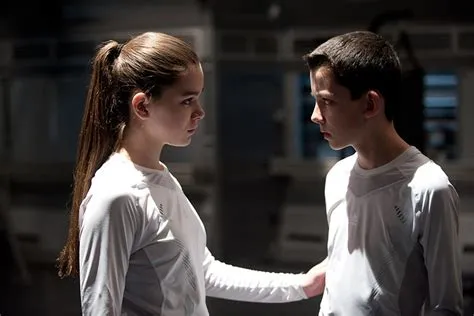 Who kisses ender in enders game