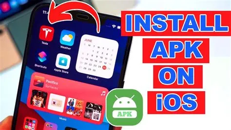 How to install apk on ios