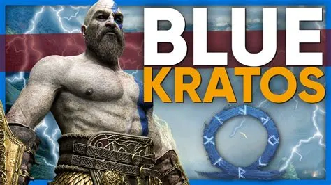 Why is kratos blue