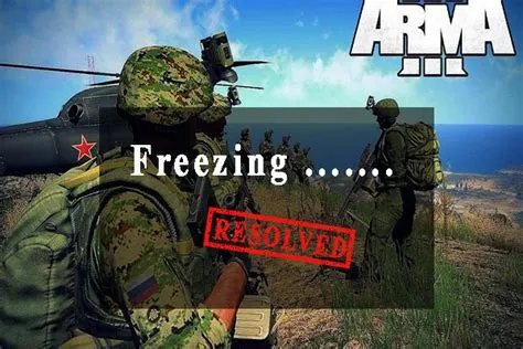 Why does arma 3 freeze