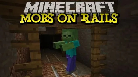 Will mobs walk over rails