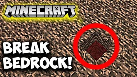 Has anyone broken bedrock