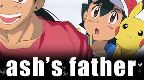 Does ash have a dad