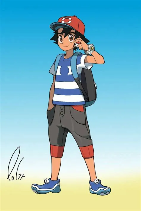 Why does ash look younger in alola