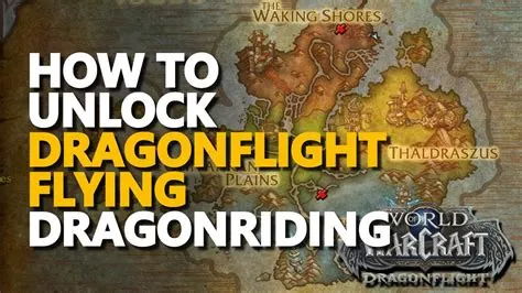 How do you unlock flying in dragonflight