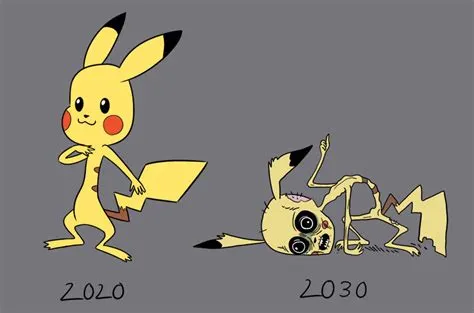 Why is pikachu skinny now