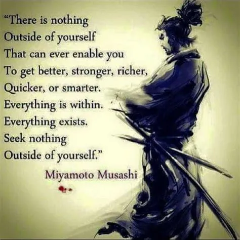 What is a famous samurai saying