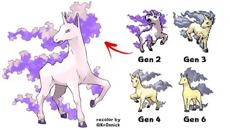 Is shiny rapidash purple