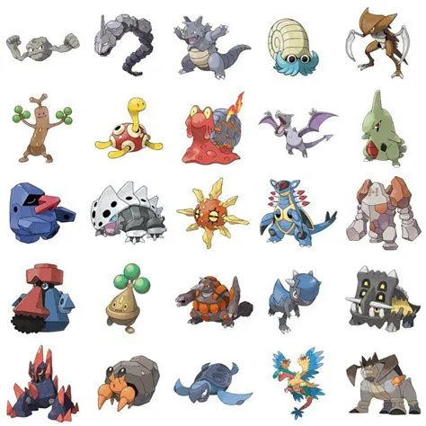 What is the number 1 rock type pokemon